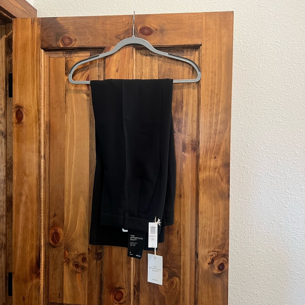 Aritzia Black Wide-Leg Trousers - Picture 3 of 3